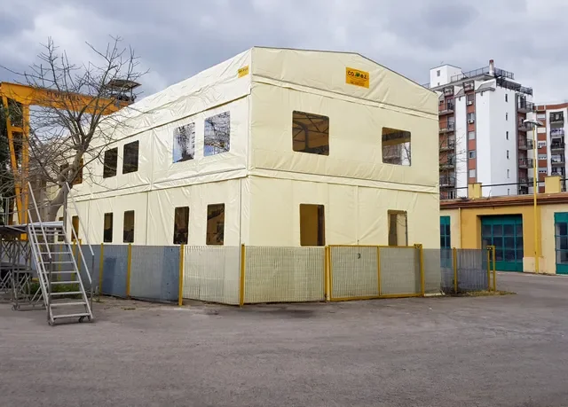 Copertura COMEZ per uno spazio dedicato allo sport